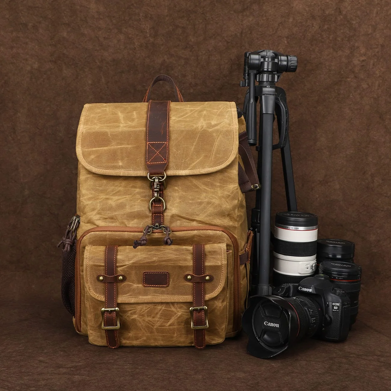 Canvas Camera Backpack | KRUGER - Image 41
