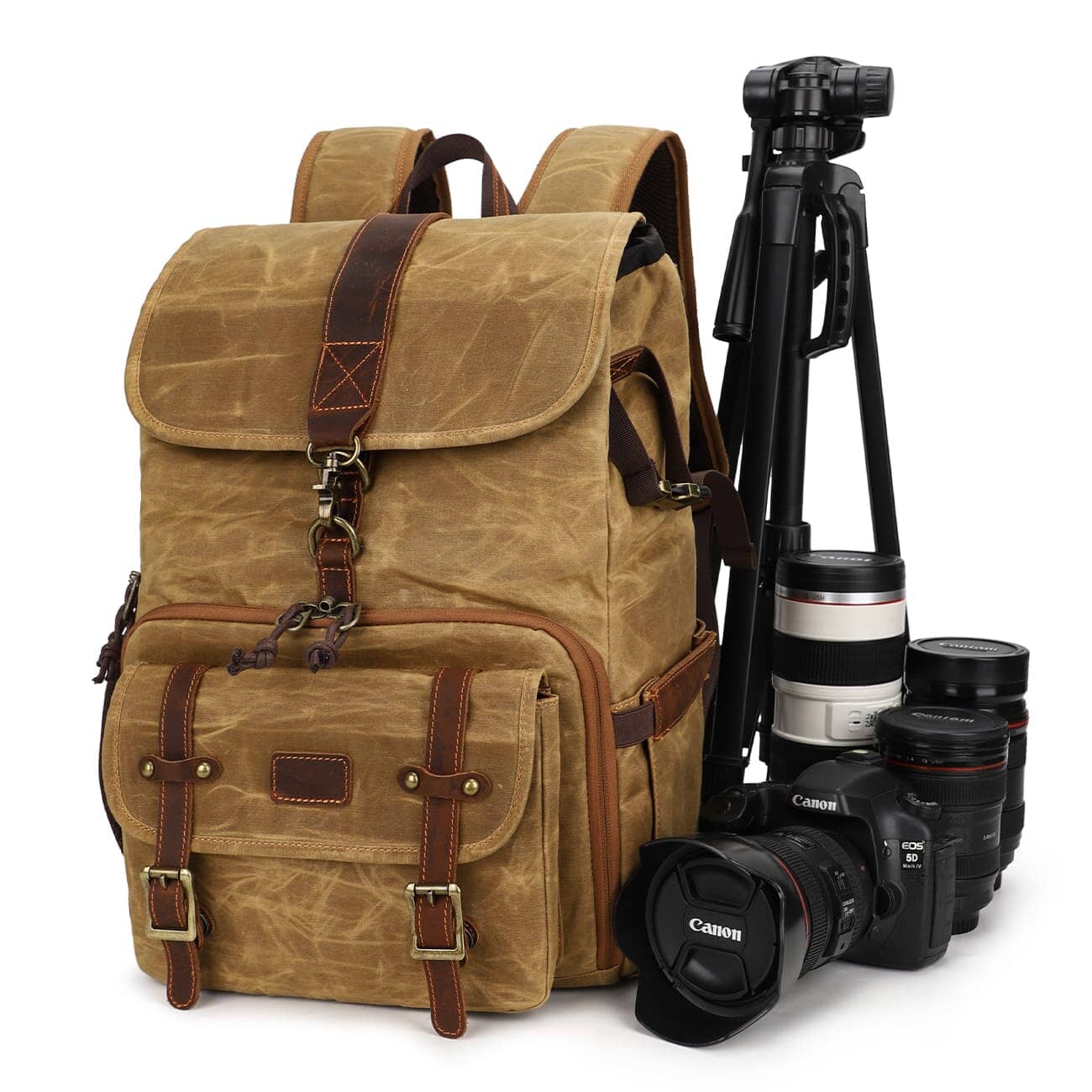 Canvas Camera Backpack | KRUGER - Image 43