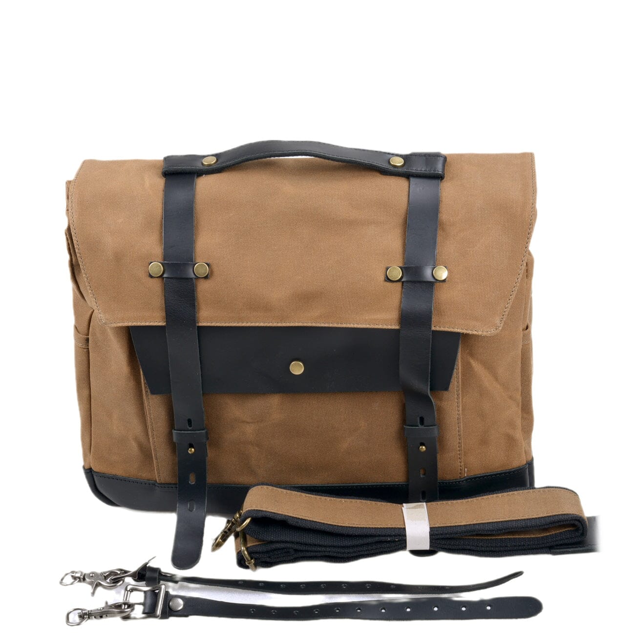 Canvas Motorcycle Saddlebag | JACKSON - Image 2