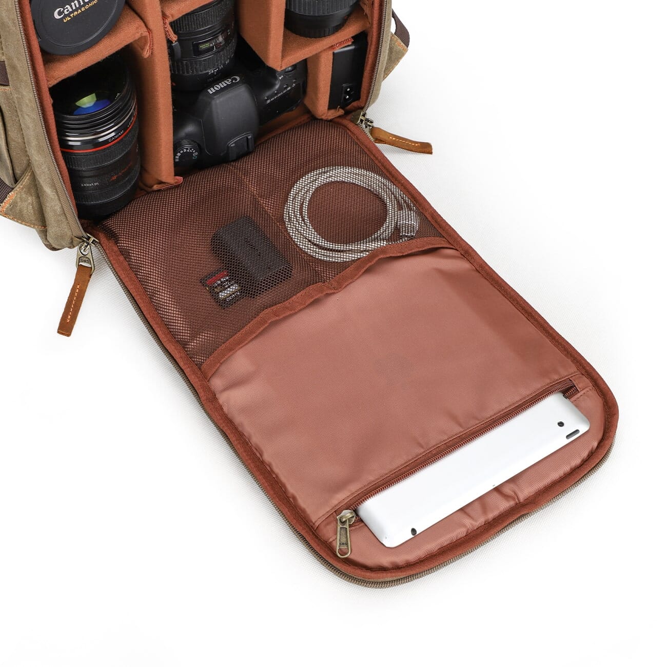 Canvas Photography Backpack | GALAPAGOS - Image 20