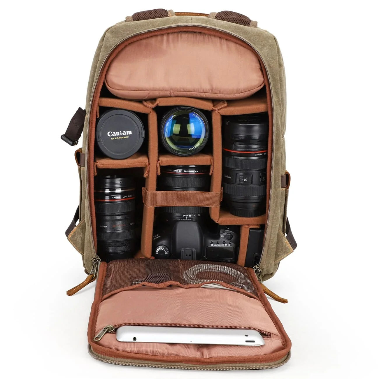Canvas Photography Backpack | GALAPAGOS - Image 21