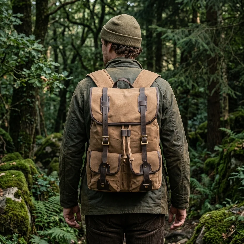 Canvas Travel Backpack | CALGARY - Image 2