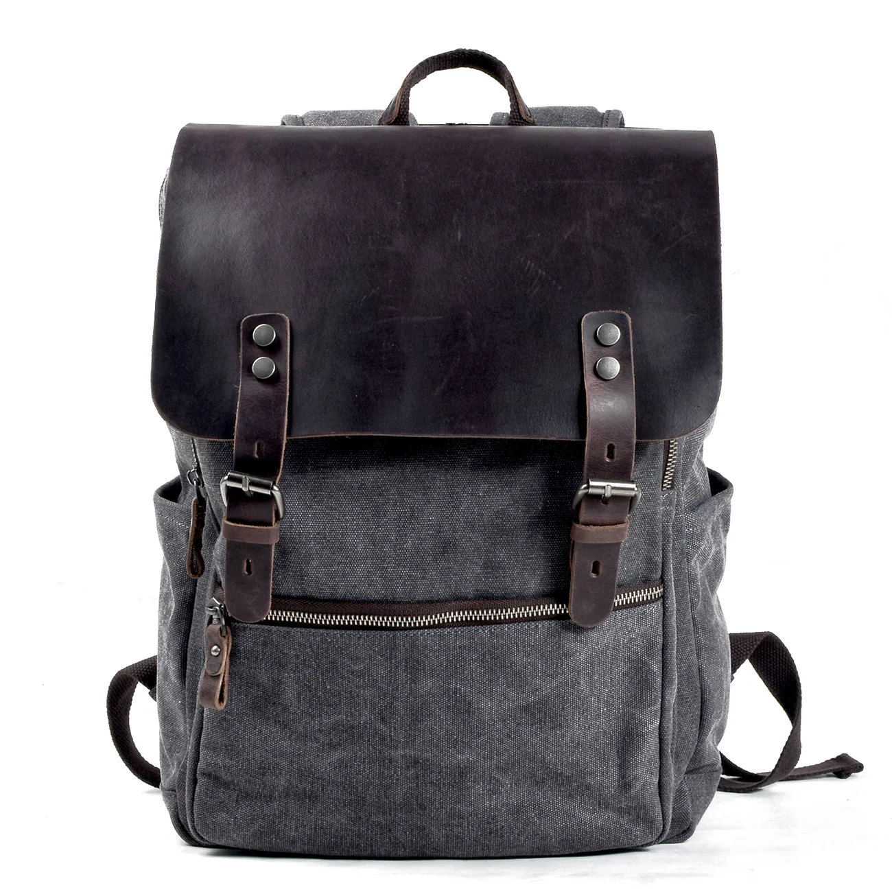 Cotton Canvas Backpack | MILAN - Image 10