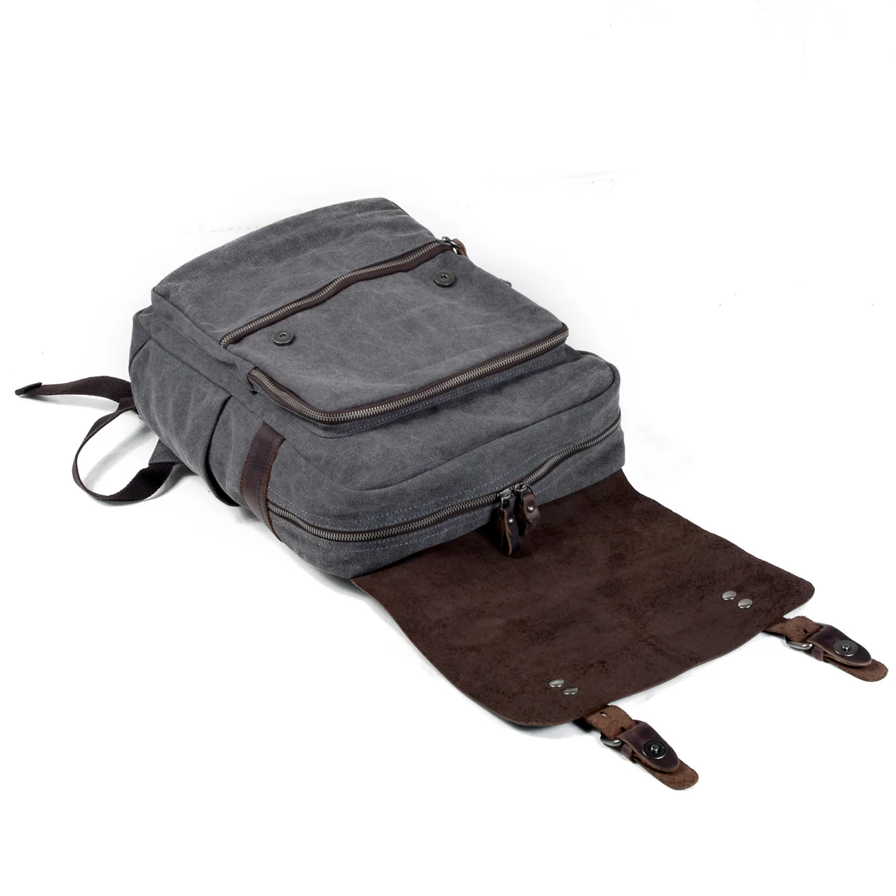 Cotton Canvas Backpack | MILAN - Image 16