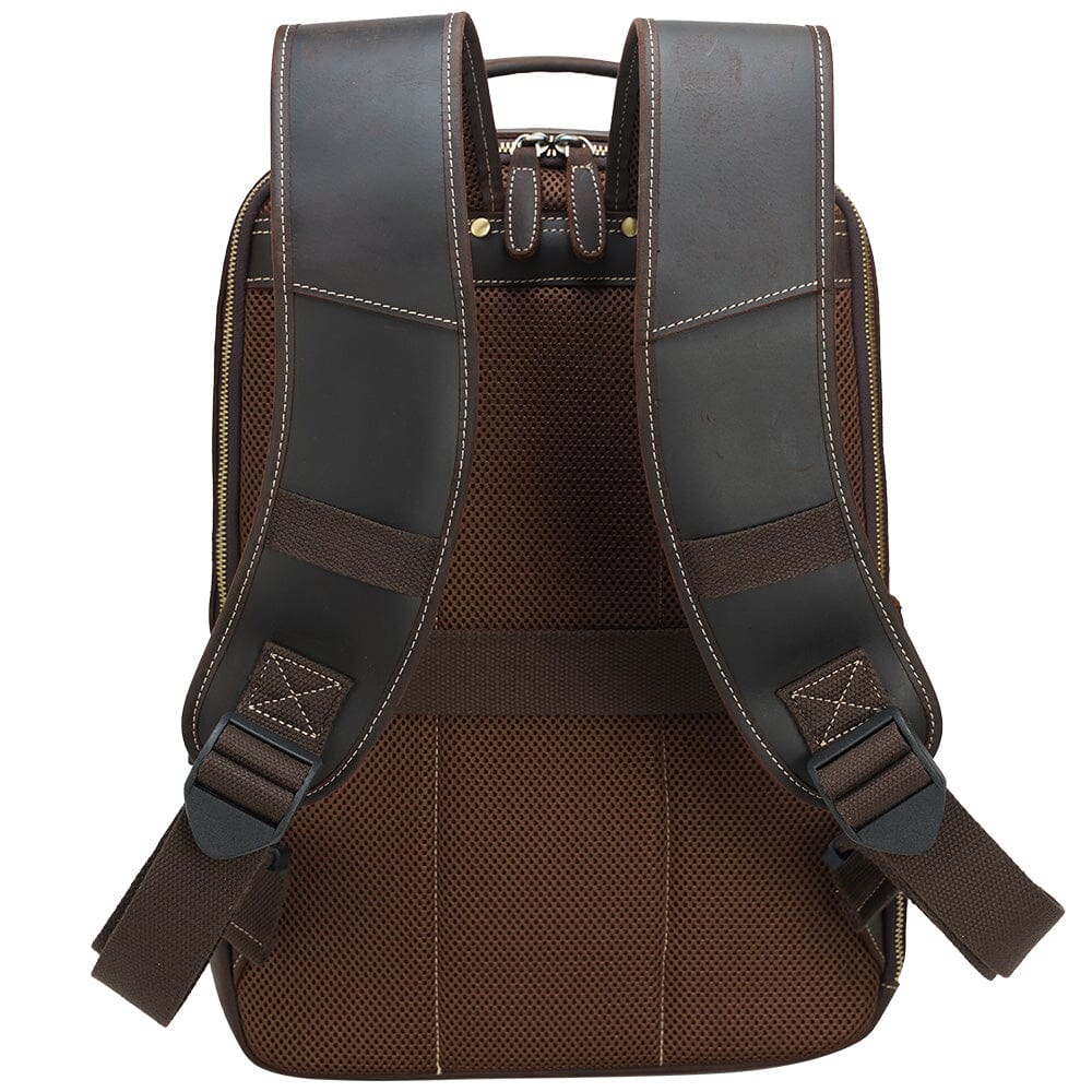 Crazy Horse Leather Backpack | EVEREST - Image 9