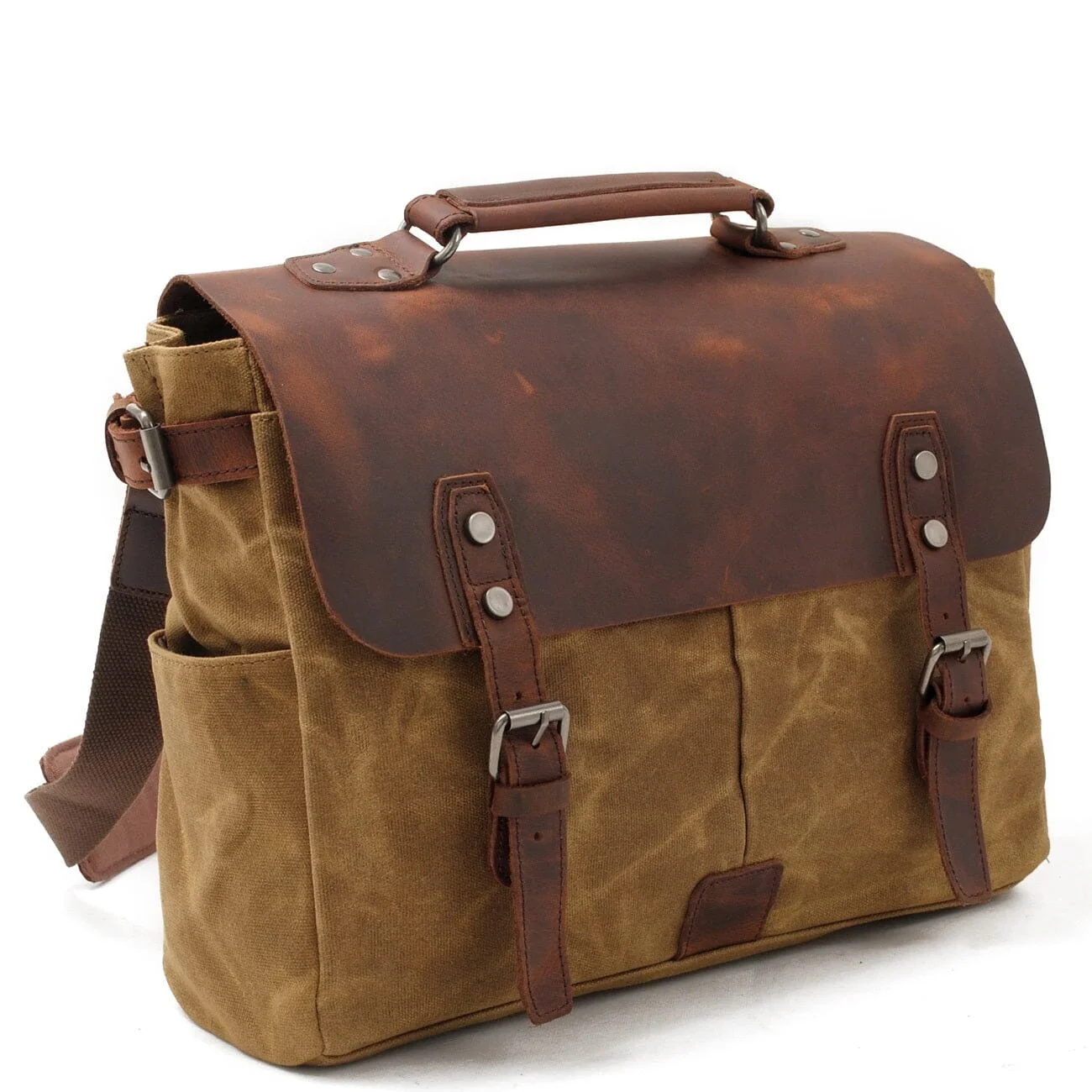 Canvas Crossbody Messenger Bag | TUCSON - Image 7