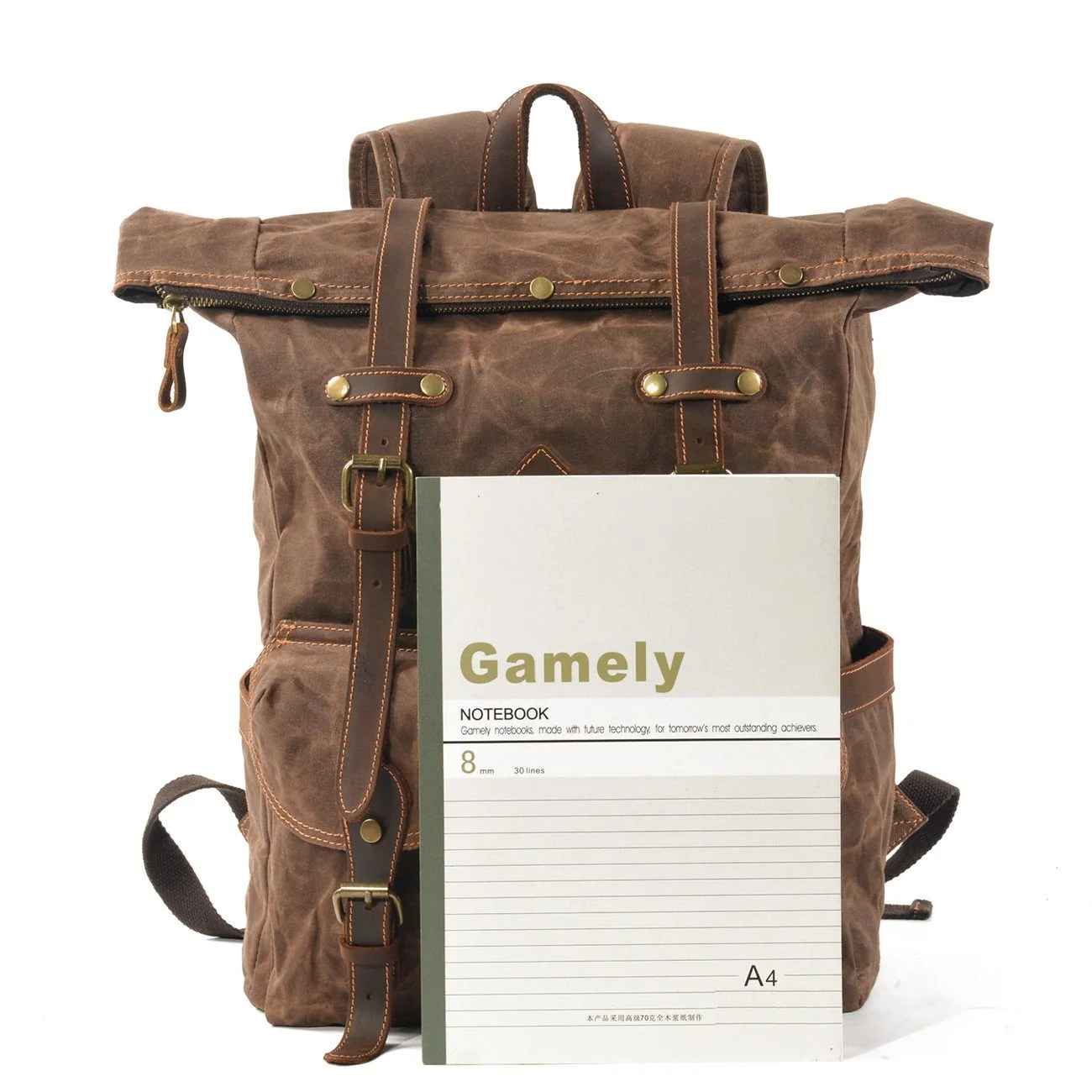 Canvas Hipster Backpack | BERLIN - Image 14