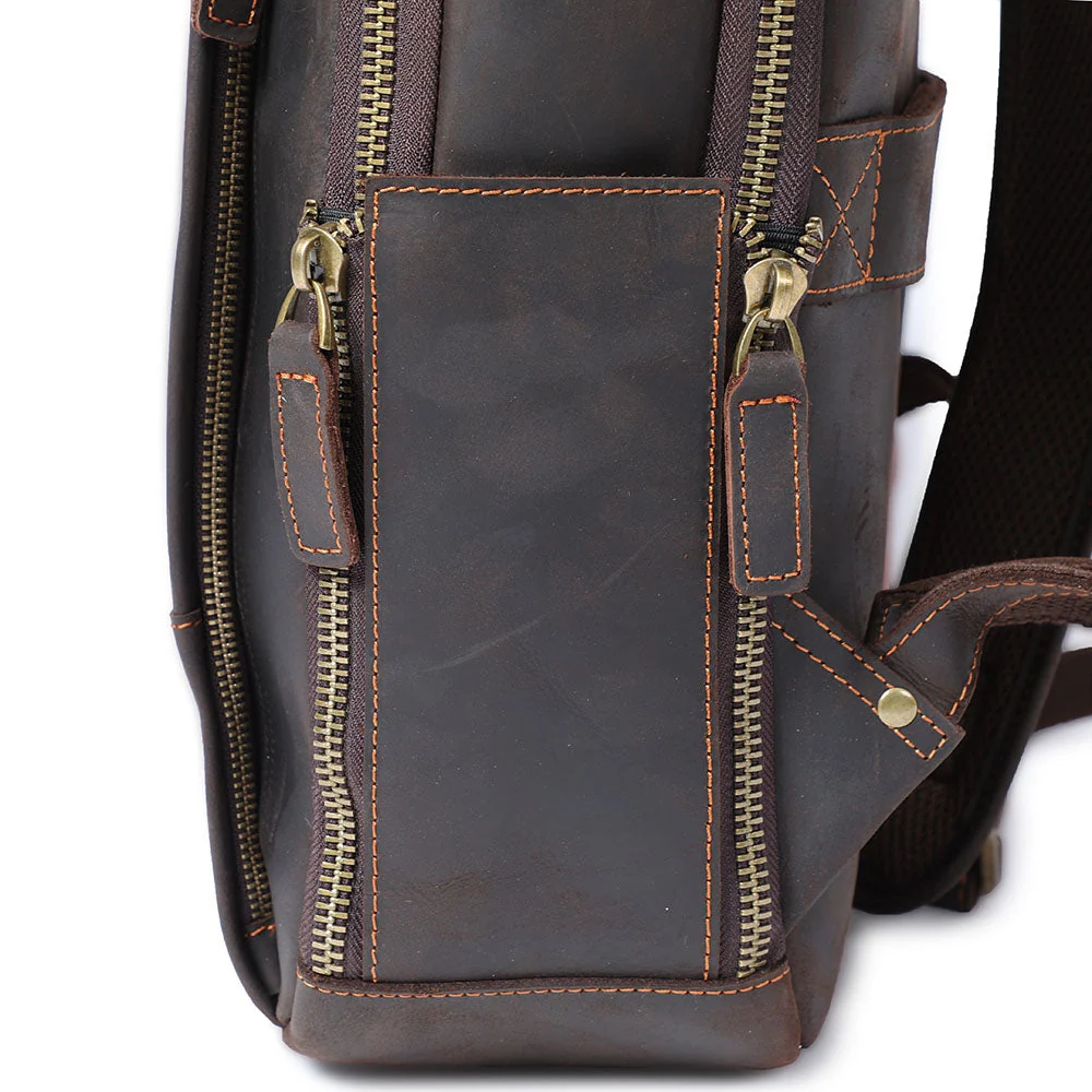 Leather Laptop Rucksack | ROSKA - Image 22