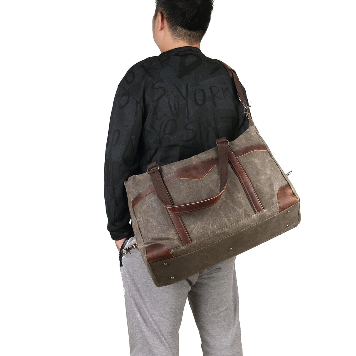 Men's Canvas Duffle Bag | IKUMA - Image 16