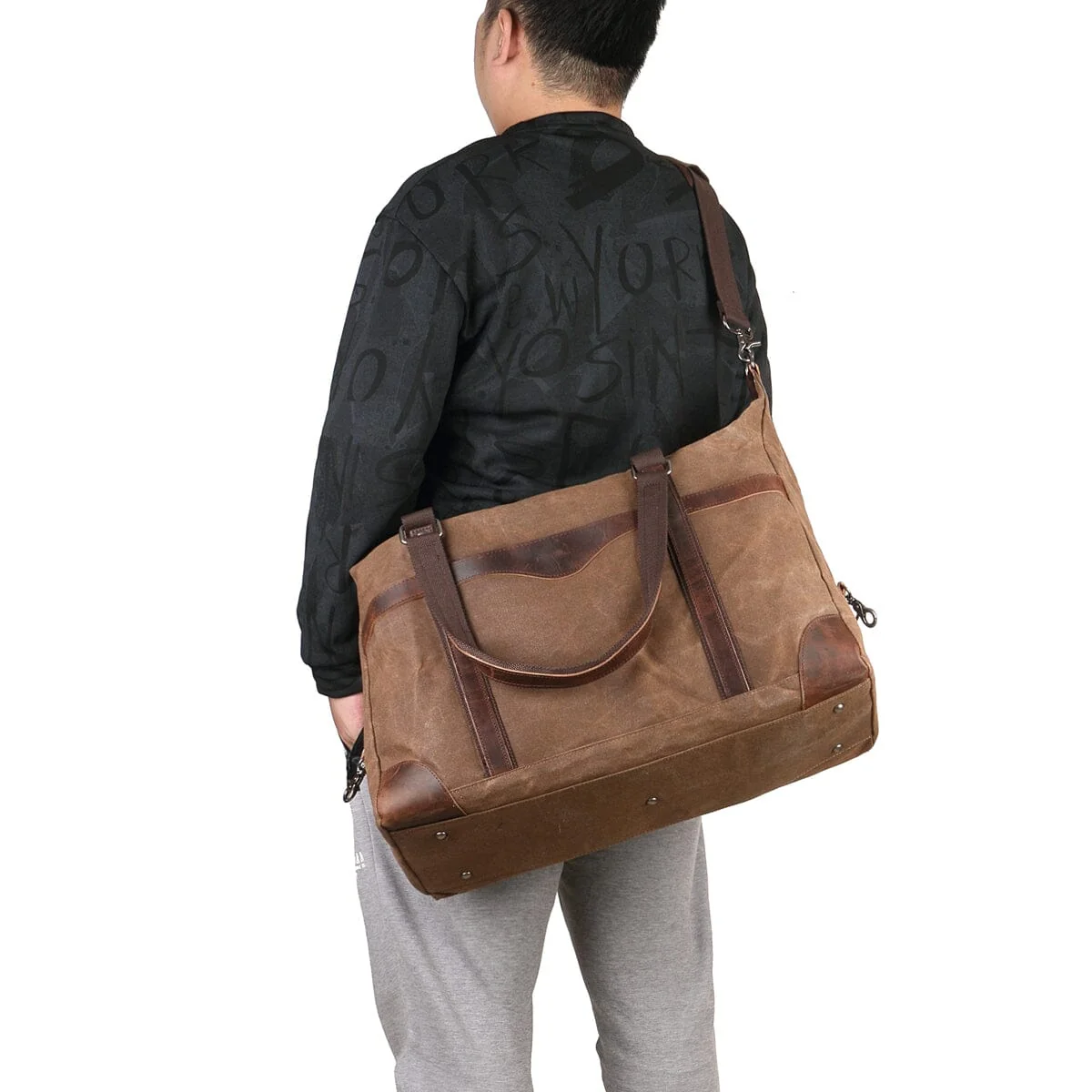 Men's Canvas Duffle Bag | IKUMA - Image 17