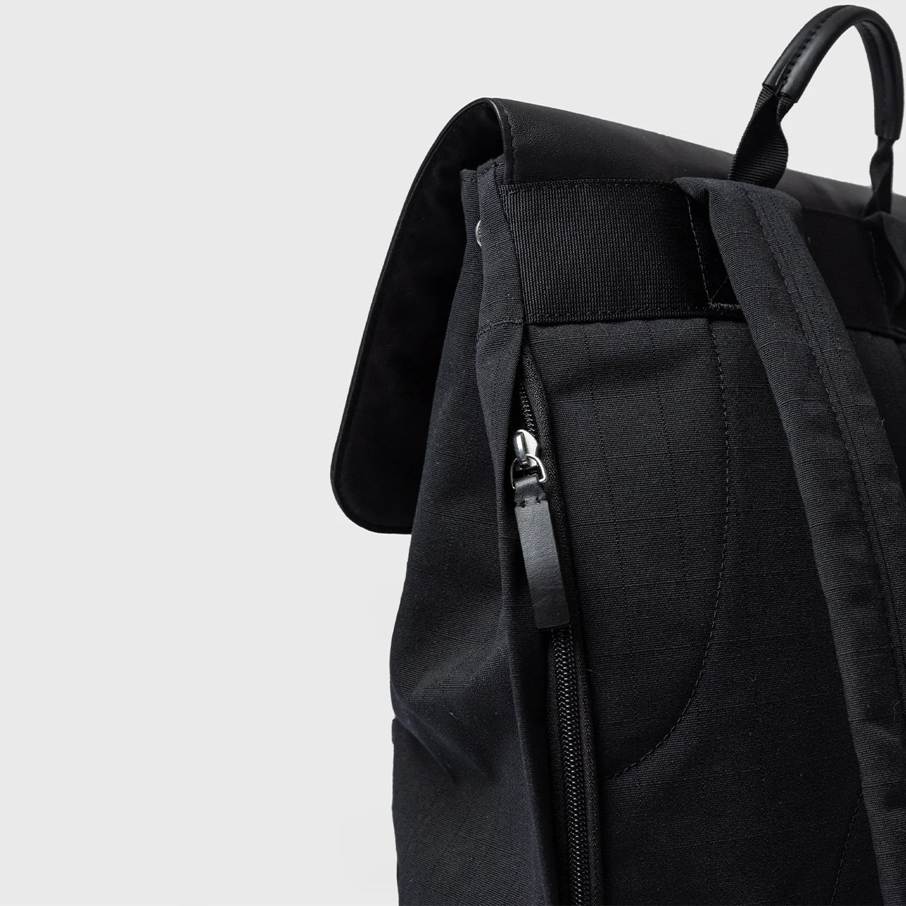 Leather Lid Backpack 14" - Image 7