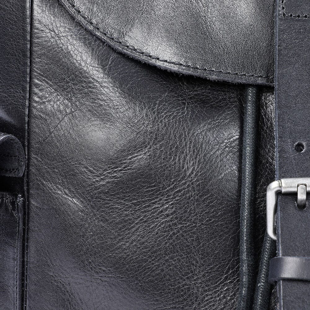 Small Black Leather Backpack | WALTER - Image 14