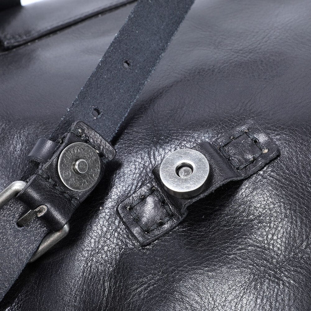 Small Black Leather Backpack | WALTER - Image 17