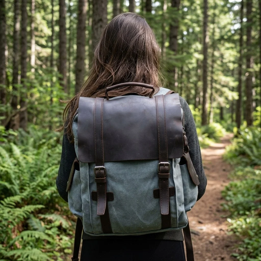 Small Canvas Backpack | MANITOBA - Image 4