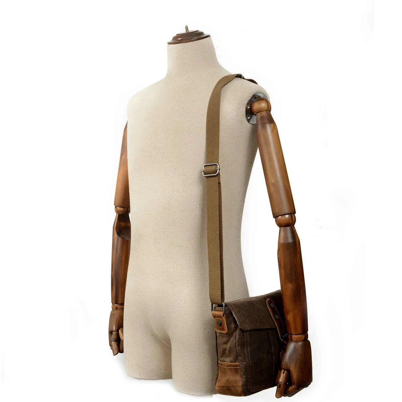 Small Canvas Messenger Bag | BALTIMORE - Image 14