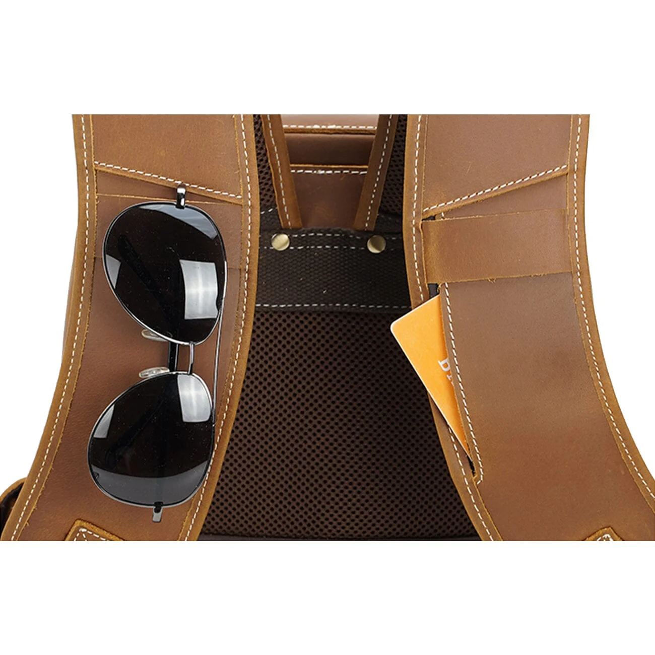 Soft Leather Backpack | RUTFORD - Image 14