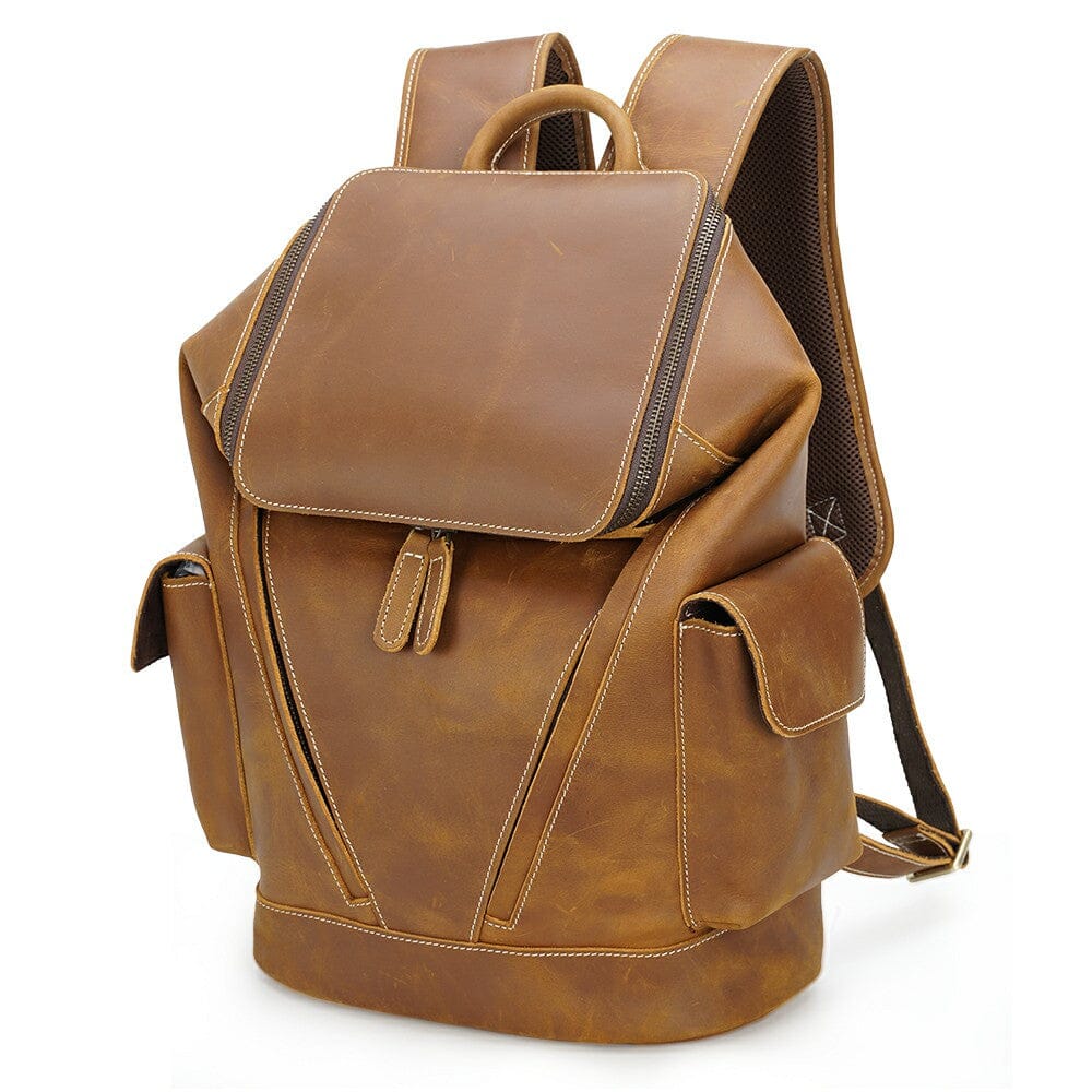 Soft Leather Backpack | RUTFORD - Image 2
