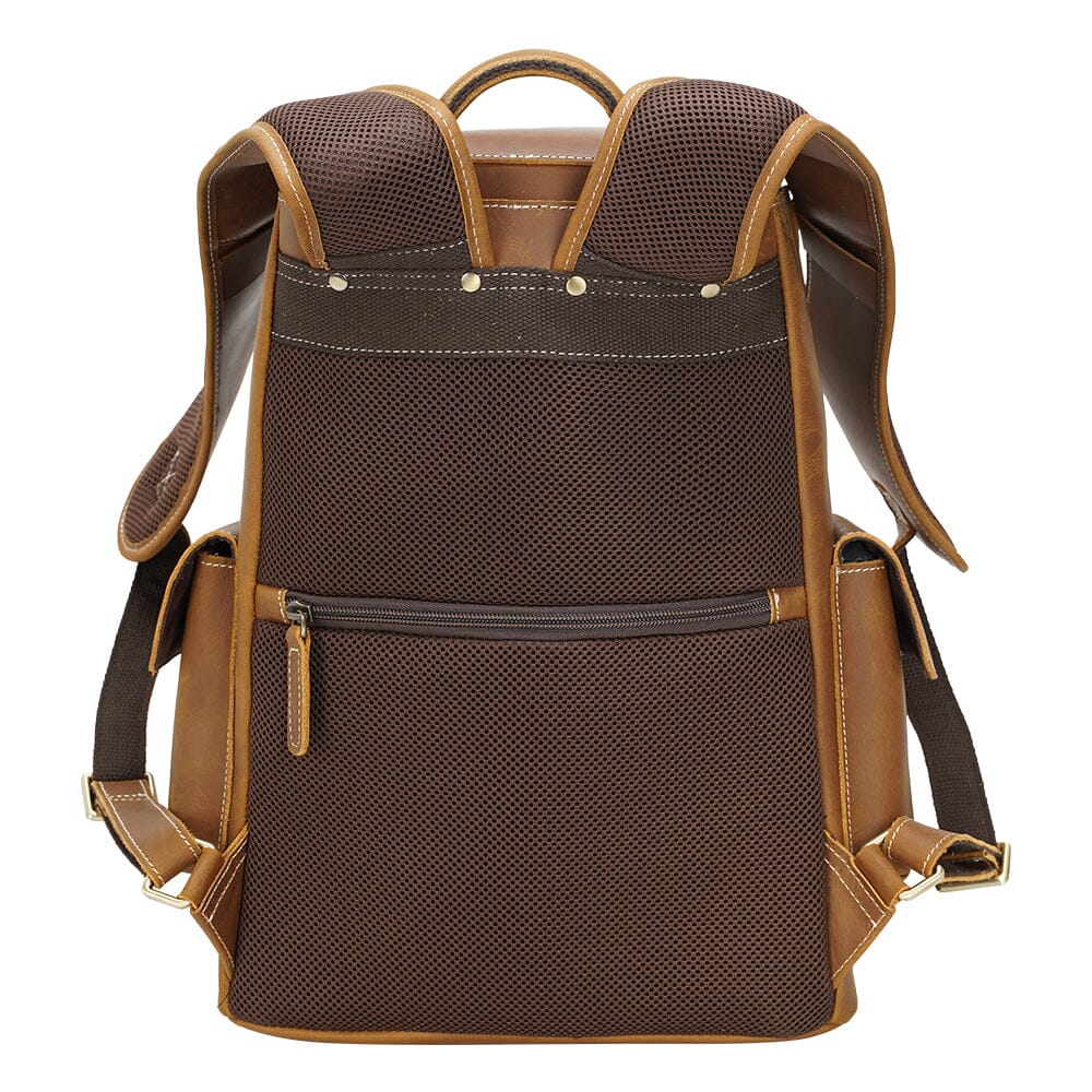 Soft Leather Backpack | RUTFORD - Image 9