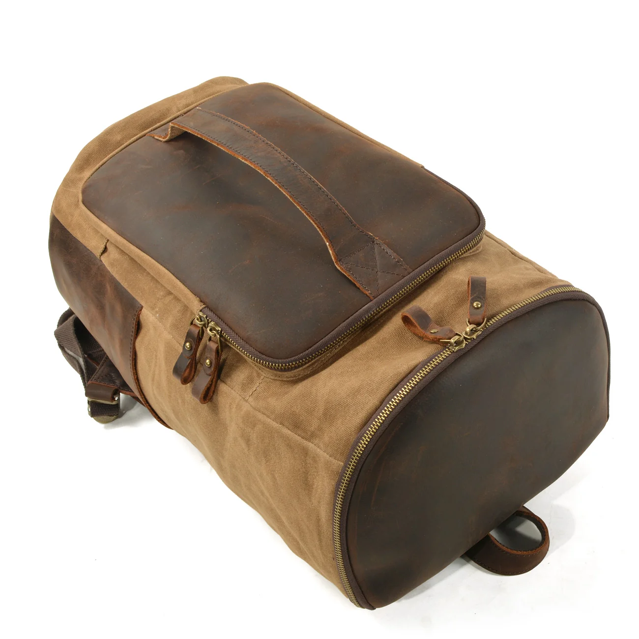 Vintage Canvas Rucksack | AMSTERDAM - Image 4