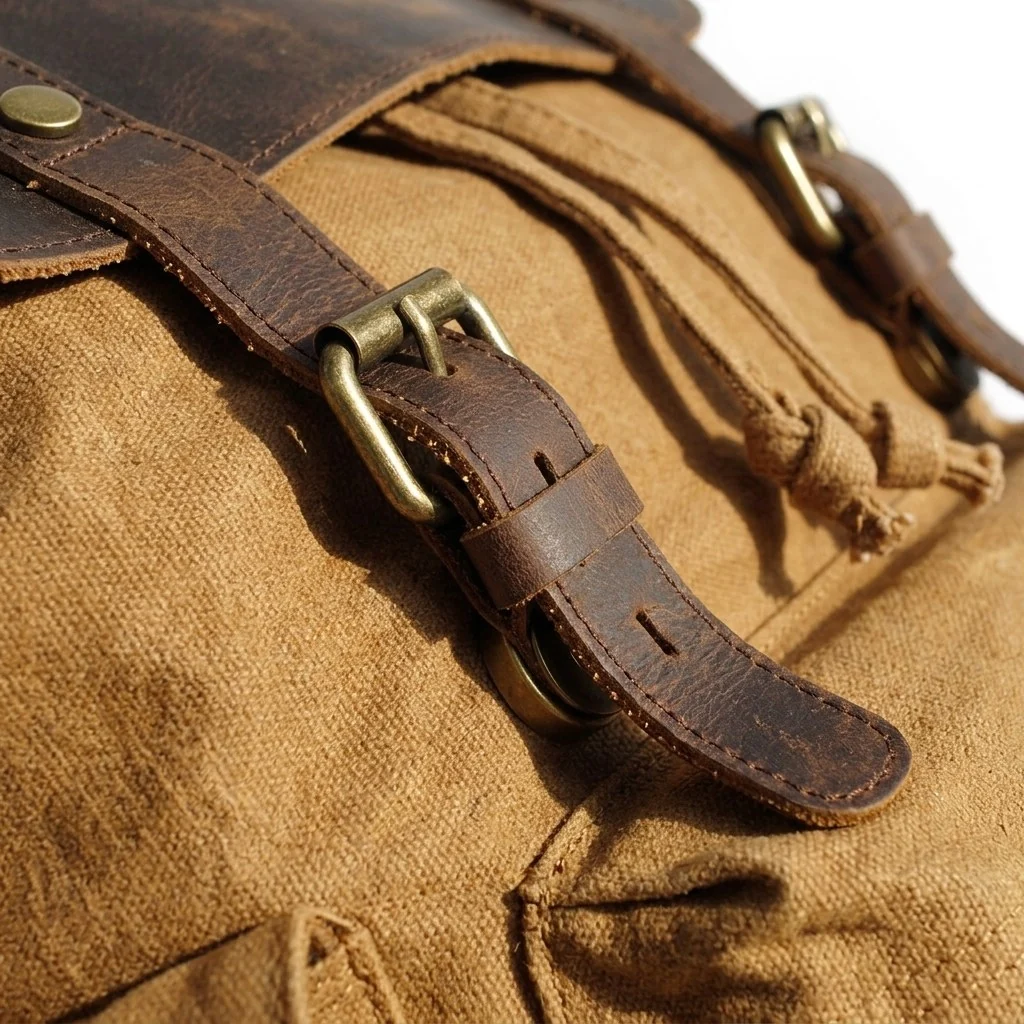 Waxed Canvas Backpack | LATVIA - Image 12