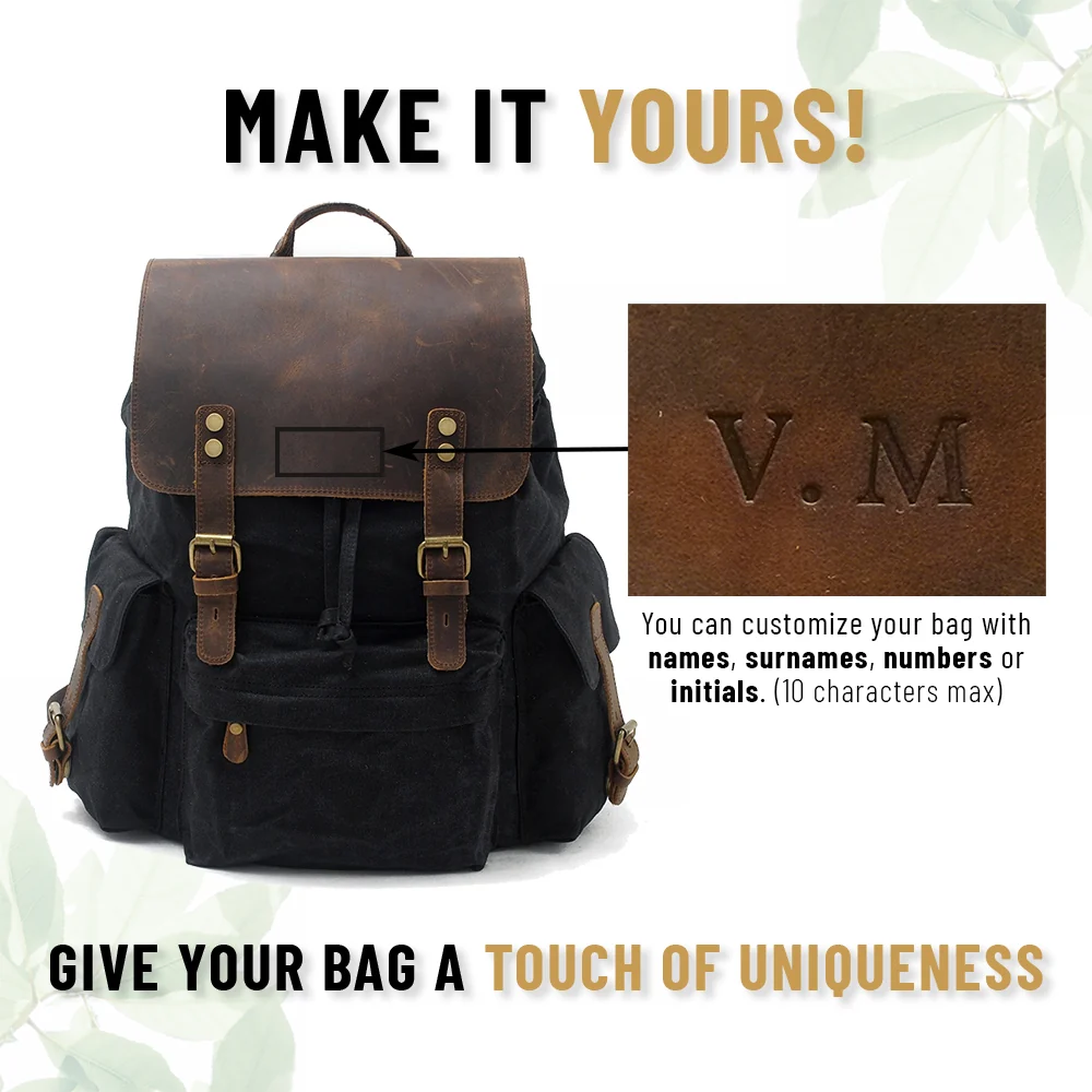Waxed Canvas Backpack | LATVIA - Image 32