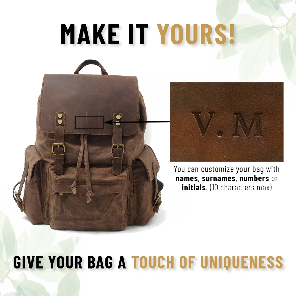 Waxed Canvas Backpack | LATVIA - Image 33