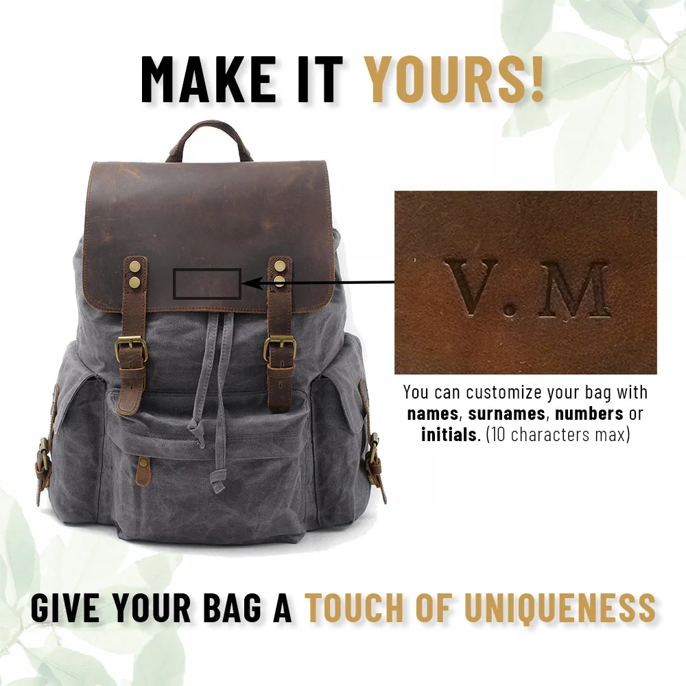 Waxed Canvas Backpack | LATVIA - Image 34