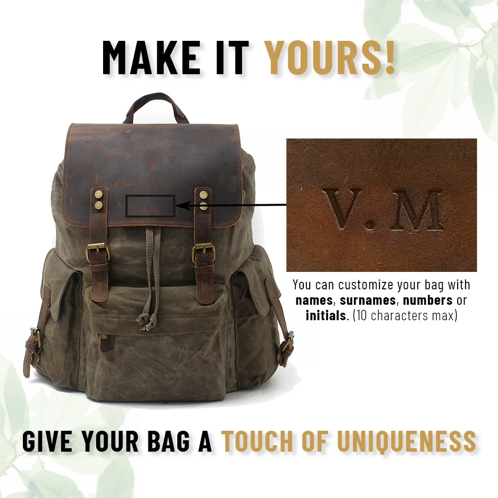 Waxed Canvas Backpack | LATVIA - Image 36