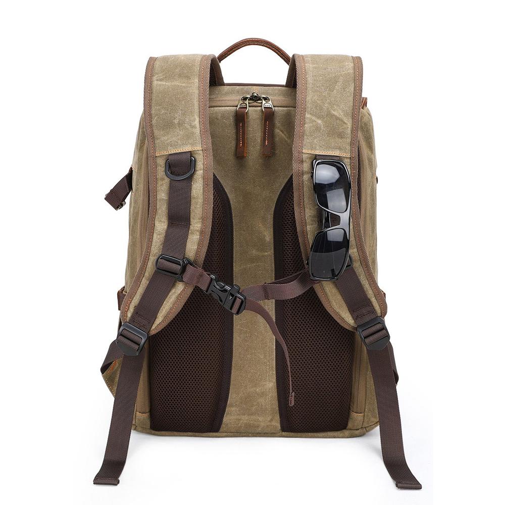 Waxed Canvas Camera Backpack | ALGONQUIN - Image 5