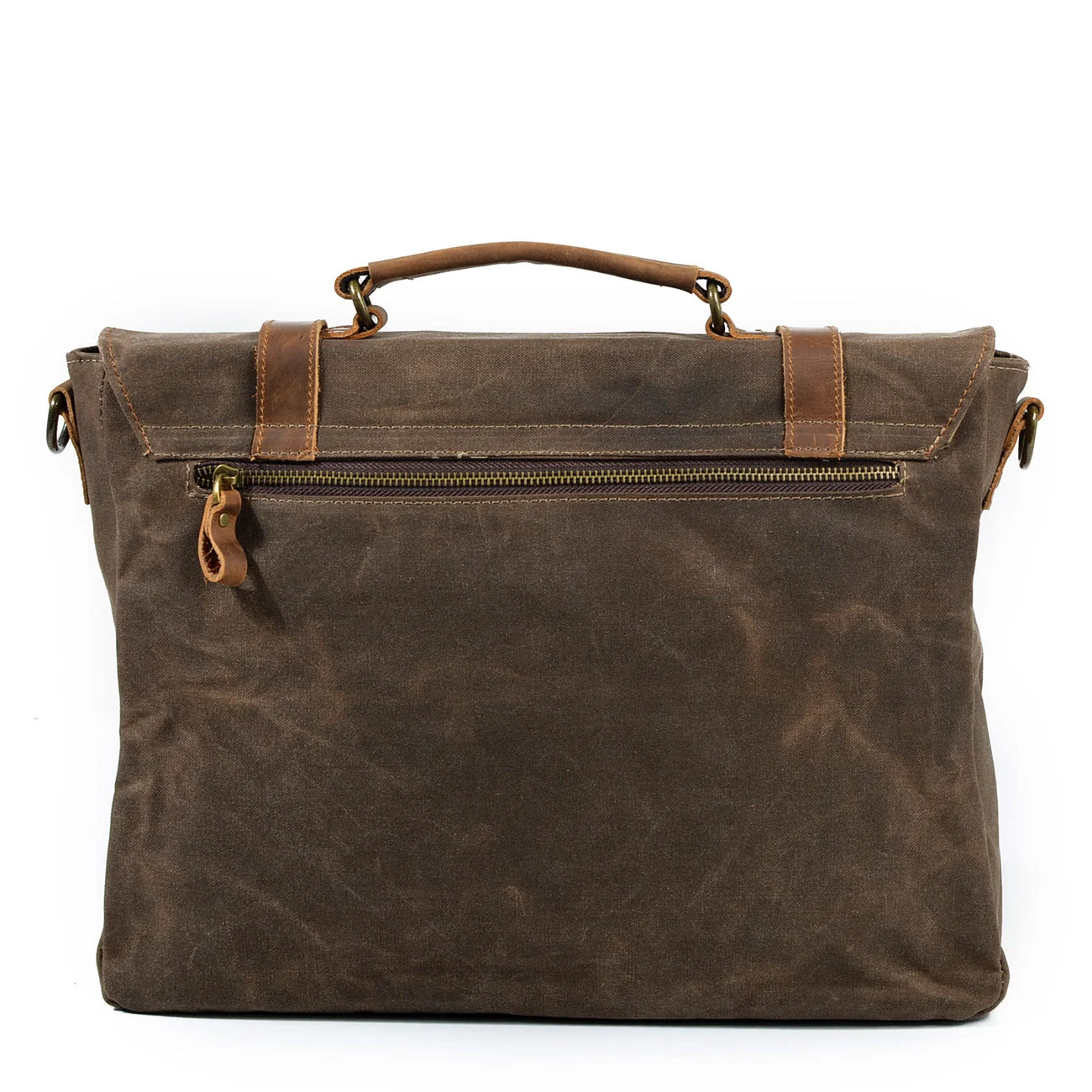 Waxed Canvas Messenger Bag | WINNIPEG - Image 10