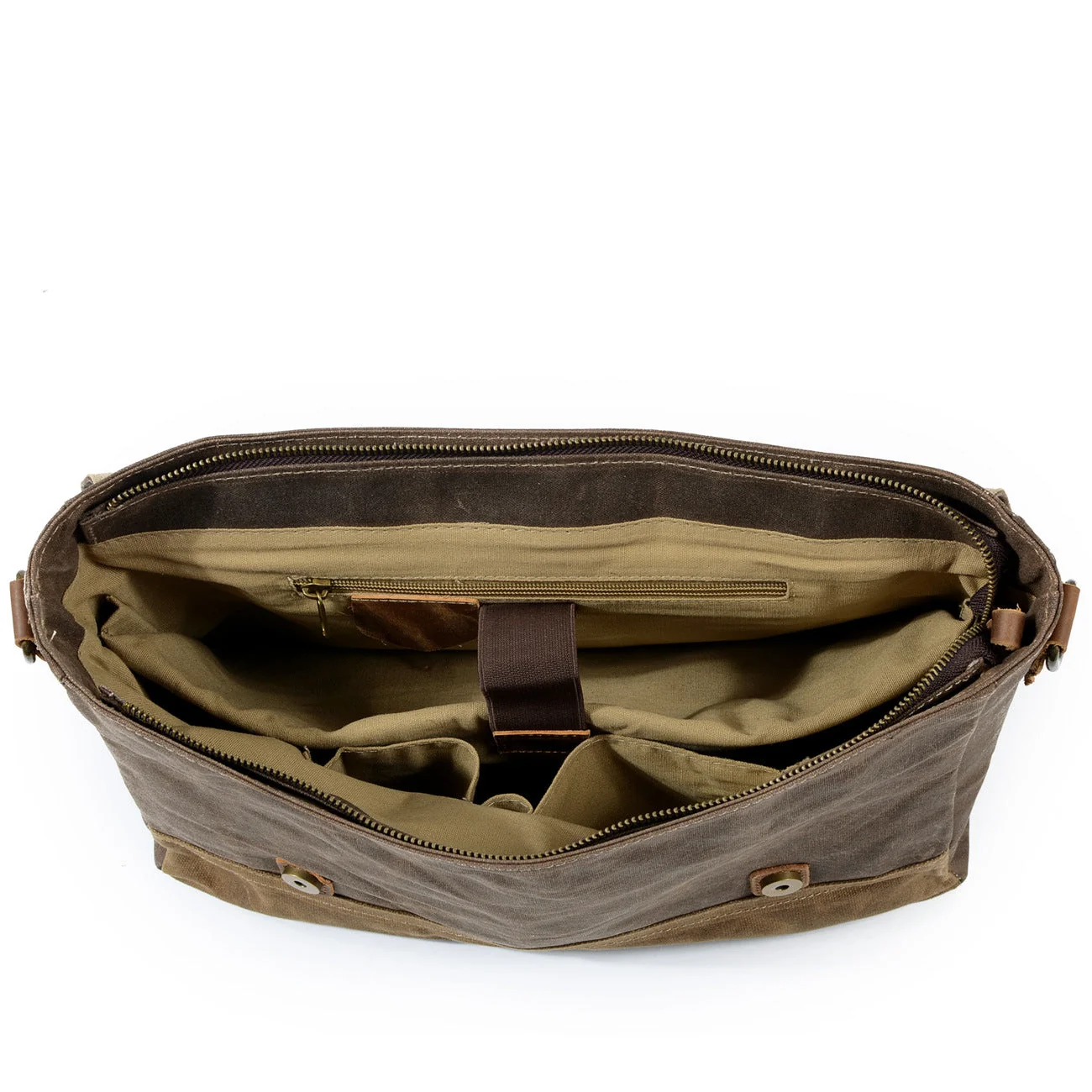 Waxed Canvas Messenger Bag | WINNIPEG - Image 13